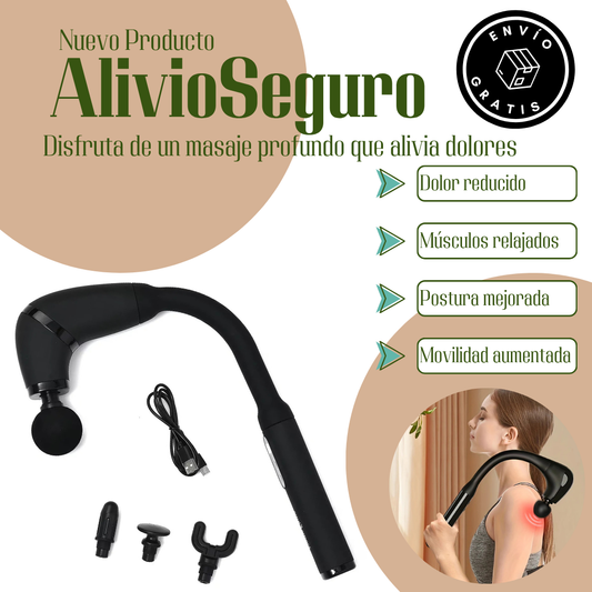 AlivioSeguro – Alivio inmediato para espalda, cuello y cintura baja